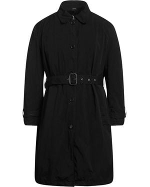 Aspesi Overcoat & Trench Coat - Black