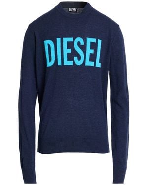 DIESEL Midnight Jumper Wool, Cashmere - Blue