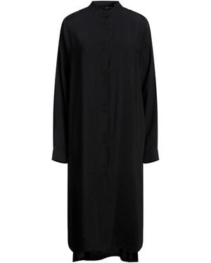Isabel Benenato Midi-Kleid - Schwarz