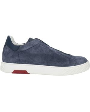 Testoni Slate Sneakers Leather - Blue