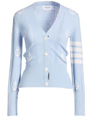 Thom Browne Cardigan Cashmere - Blue