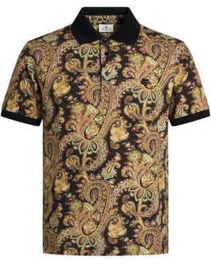 Etro Polo Shirt Cotton - Black
