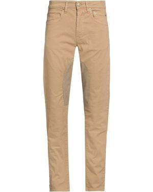 Siviglia Camel Trousers Cotton, Elastane - Natural