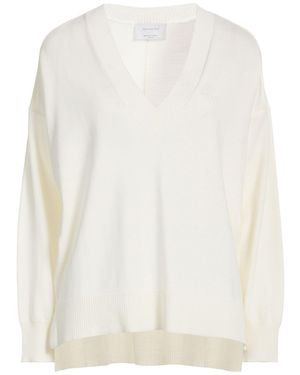 Daniele Fiesoli Collezione N_01 Ivory Jumper Merino Wool - White