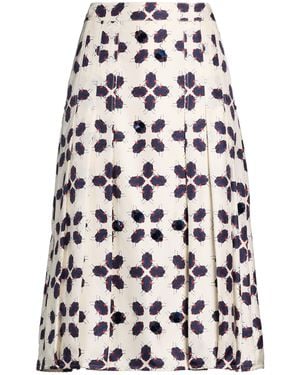 Tory Burch Midi Skirts - White