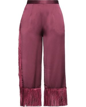 SIMONA CORSELLINI Trouser - Red