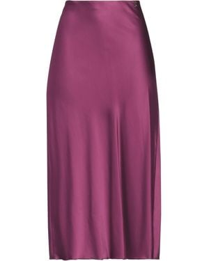 Patrizia Pepe Midi Skirt Viscose, Polyamide, Elastane - Purple