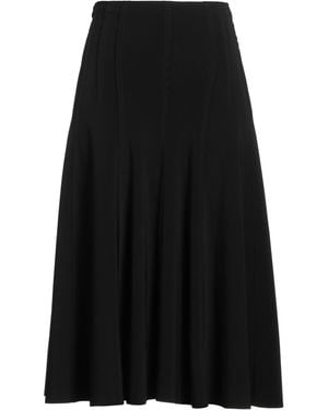 Norma Kamali Midi Skirt Polyester, Elastane - Black