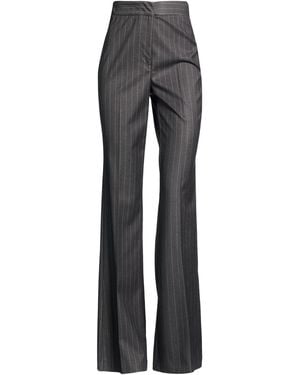 SILENCE LIMITED Charcoal Pants Polyester, Rayon, Elastane - Gray