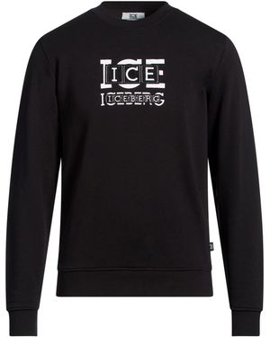 Ice Iceberg Sweatshirt Cotton - Black