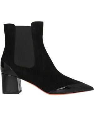 Santoni Botines De Caña Alta - Negro