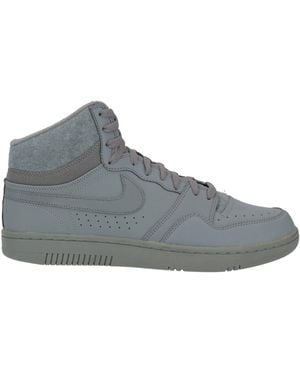Nike Sneakers Leather, Synthetic Material - Gray