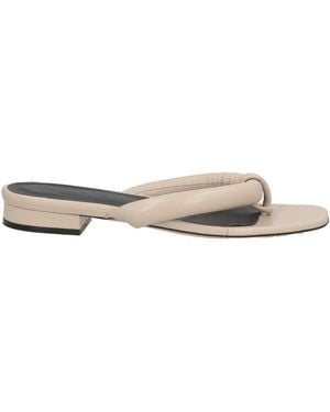 Kalliste Ivory Thong Sandal Leather - White