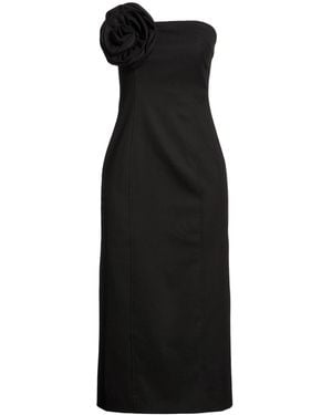 Marella Midi Dress Polyester, Viscose, Elastane - Black