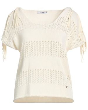 Please Ivory Sweater Cotton, Acrylic - Natural