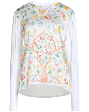 Leonard Paris Top Silk, Elastane - White