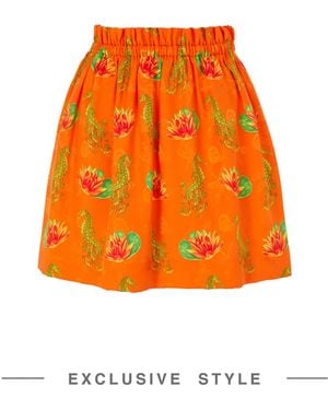 CATERINA GATTA x YOOX Minirock - Orange