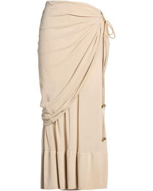 Quira Maxi Skirt Silk - Natural