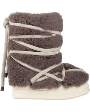 Rick Owens Taupe Boot Leather - Natural