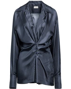 Dries Van Noten Shirt Silk - Blue