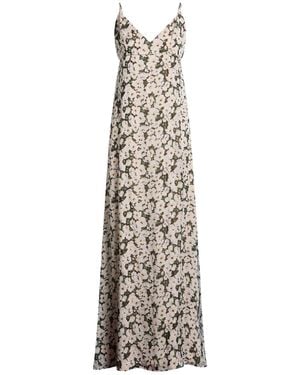 Raquel Diniz Ivory Maxi Dress Silk - White