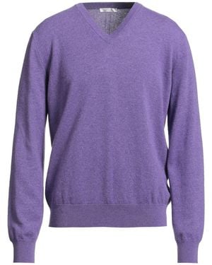 The Row Sweater Cashmere - Purple