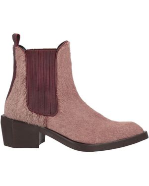 Ras Ankle Boots - Purple