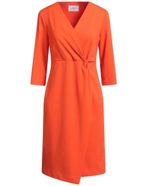 Vicario Cinque Vestido Midi - Rojo