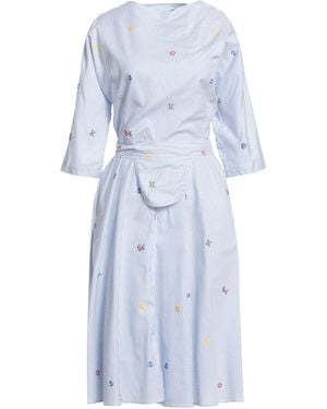 KENZO Midi Dress Cotton - Blue