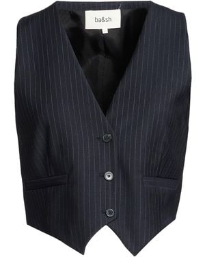Ba&sh Midnight Tailored Vest Polyester, Wool, Elastane - Blue