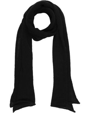 Fabrizio Del Carlo Scarf Wool, Alpaca Wool, Polyamide - Black