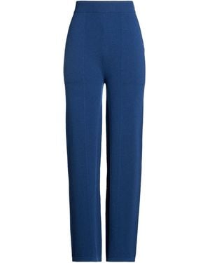 Bruno Manetti Pants Virgin Wool, Cashmere - Blue