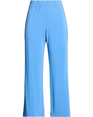 Le Tricot Perugia Azure Trousers Viscose, Polyamide, Elastane - Blue