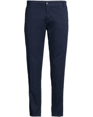 TELAMIRA Pants Cotton, Elastane - Blue