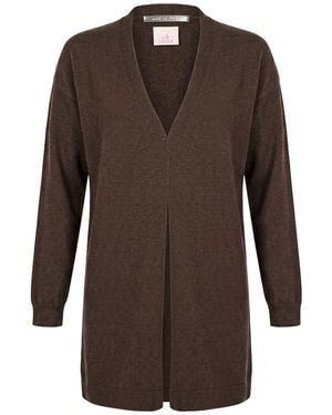 Deha Cardigan Polyester, Wool, Viscose, Cashmere - Brown