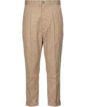 Ami Paris Pants Cotton - Natural
