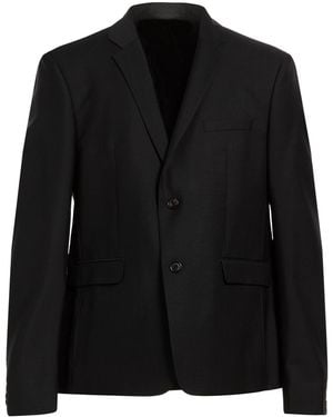 Kris Van Assche Blazer Wool, Mohair Wool - Black