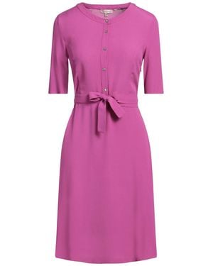 Camicettasnob Mauve Midi Dress Viscose - Pink