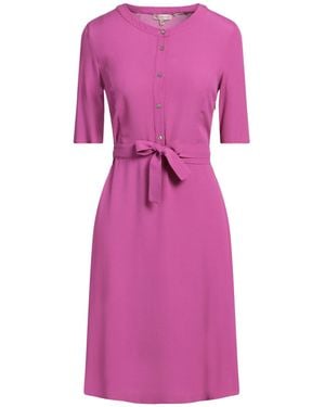 Camicettasnob Mauve Midi Dress Viscose - Pink