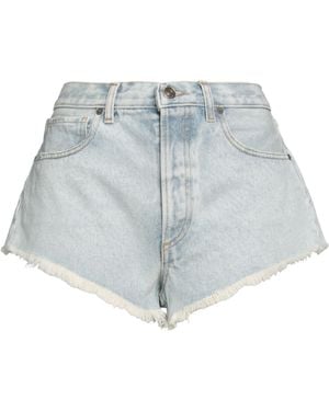 Alanui Denim Shorts Cotton - Blue