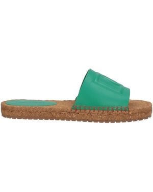 Dolce & Gabbana Espadrilles Leather - Green