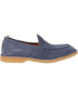 Officine Creative Slate Loafers Leather - Blue