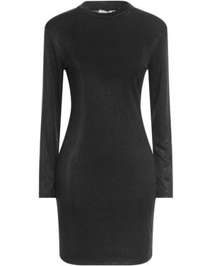 Haveone Mini Dress Polyester, Elastane - Black