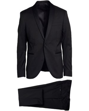 ANDREA DES HOMME Suit Polyester, Viscose, Elastane - Blue
