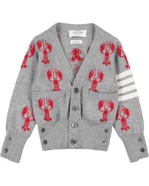 Thom Browne Strickjacke - Weiß