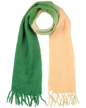 Ganni Scarf Mohair Wool, Polyamide - Green