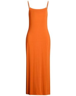 Strenesse Maxi Dress Viscose, Polyamide, Elastane - Orange