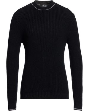 Alpha Studio Jumper Merino Wool - Black