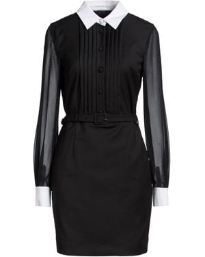 Blugirl Blumarine Mini Dress Polyester, Wool, Viscose, Elastane - Black