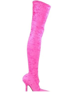 Vetements Fuchsia Boot Textile Fibers - Pink